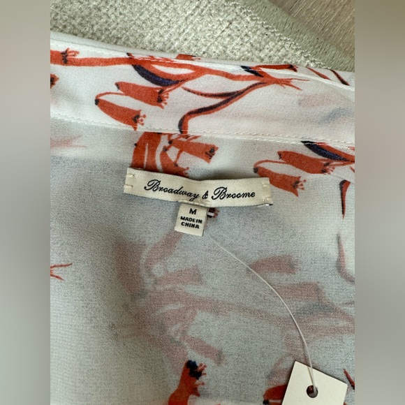 Madewell by Broadway & Broome blouse BNWT Size M - Picture 7 of 7